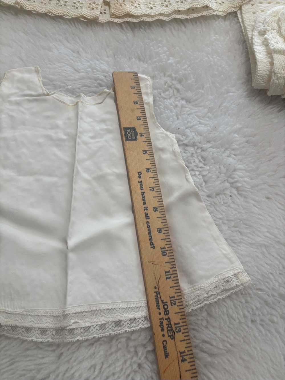 Baby Girl Ivory Lace Eyelet Dress & Bonnet Set | Northbury Textiles | NWT - Picture 11 of 13